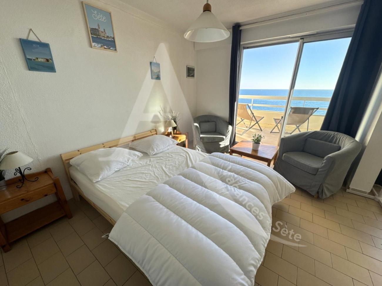 40 M², 1Ere Ligne Mer, Dernier Etage Avec Ascenseur Sète Zewnętrze zdjęcie